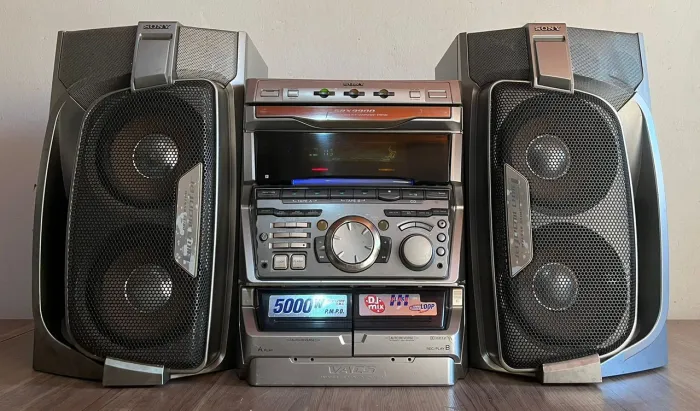 Mini System Sony Grx * Watts Rádio e Auxiliar Leia Descrição Aiwa Philips
