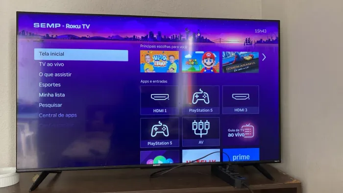 smartv Roku 50 polegadas 