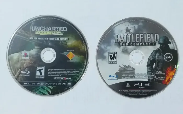 2 jogos originais de PlayStation 3