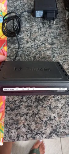 Modem/router D-link Adsl2+router ( Mais Fonte)