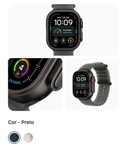 Apple watch Ultra 4 lançamento todas as cores