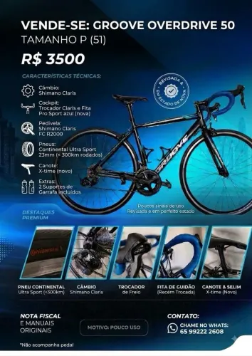 VENDO BIKE GROOVE OVERDRIVE 50