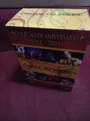 Box 12 DVDs Cirque du Soleil Coleção de Aniversário 1984 2005