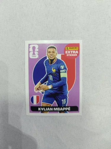 Figurinha Panini Extra Sticker - Regular - Kylian Mbappe - FIFA Word Cup 2026