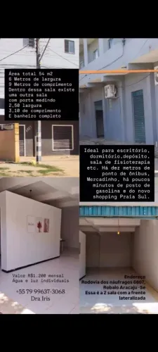 Sala 54m na Rodovia dos Náufragos