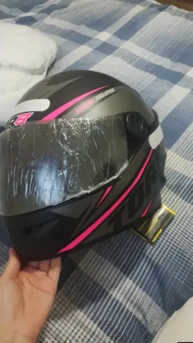 Capacete Tork Fumê N° 60 - Nunca usado