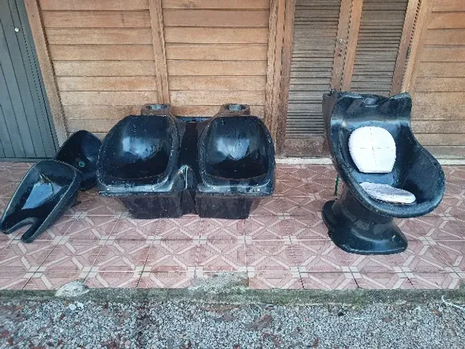 Lote de Móveis para Salão de Beleza - Fibra de Vidro (Venda Separada ou Combo com Desconto