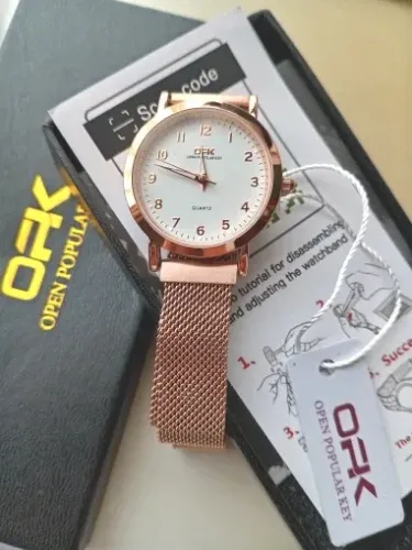 Relógio Feminino Premium Fashion Estilo Casual Luxuoso