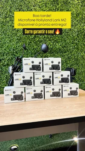 Microfone hollyland lark M2 disponível a pronto entrega 