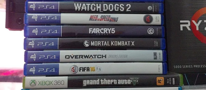 Jogos mídia física PS4, PS5 e Xbox 360