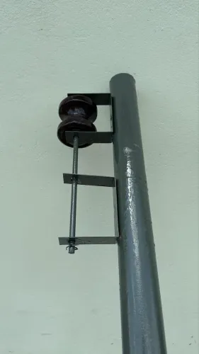 Pontalete Tubular com Roldana