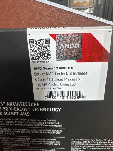 RYZEN 7 9800X3D