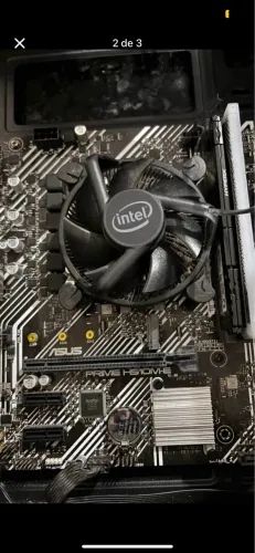 Kit i3 10100f, placa mãe, duas memórias de 8G, Gabinete