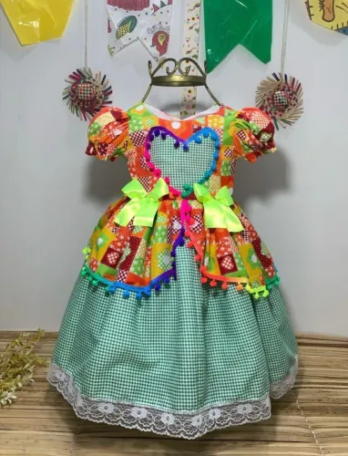 VESTIDO JUNINOS - NOVO