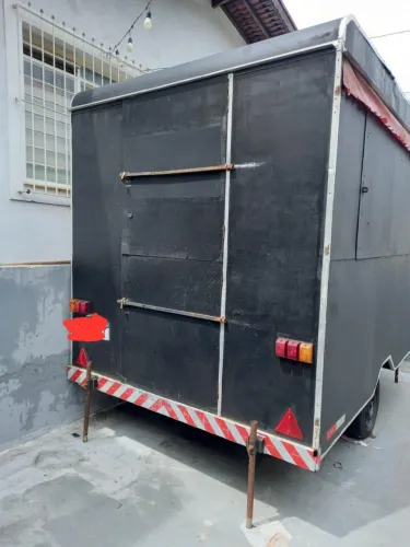  Trailer Especial Reboque Preto.