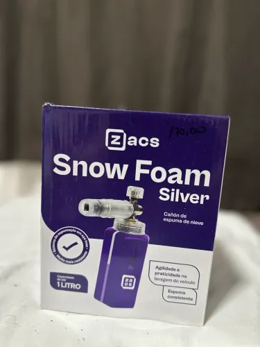 CANHÃO DE ESPUMA SNOW FOAM SILVER - ZACS