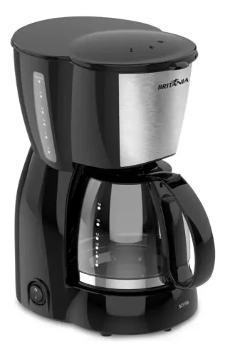 Cafeteira britania black 18 xicaras