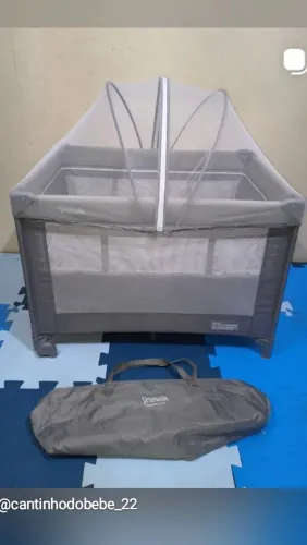 Vendo berço portátil novo na caixa na cor preta