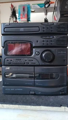 Som JVC MX-S2 com defeito