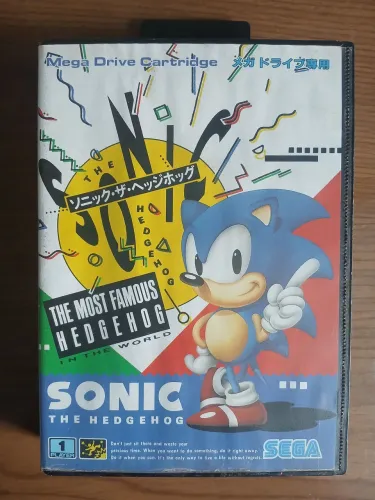 SONIC THE HEDGEHOG VERSÃO JAPONESA MEGA DRIVE