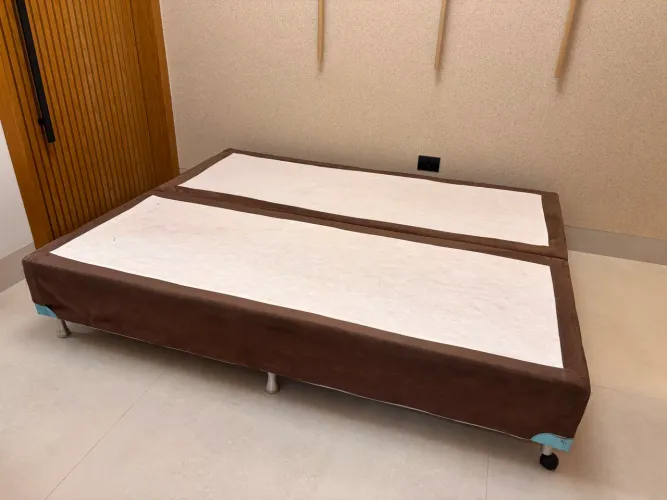 Cama box base tamanho queen size