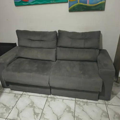 Sofá Retrátil de 3 Lugares