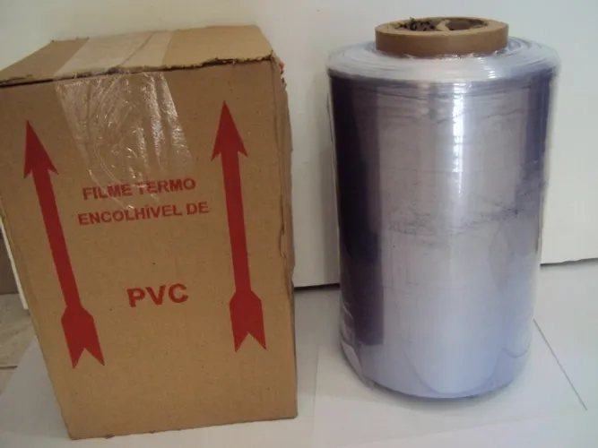 Filme pvc termo encolhivel furada enfestado 40cm 14kg