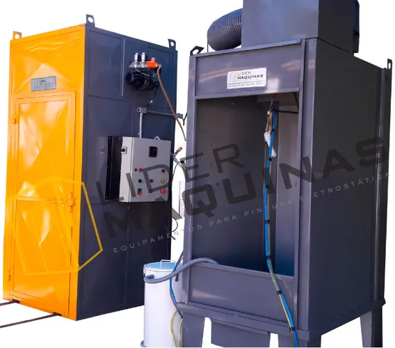 Cabine de Pintura Eletrostática 1,20 metros