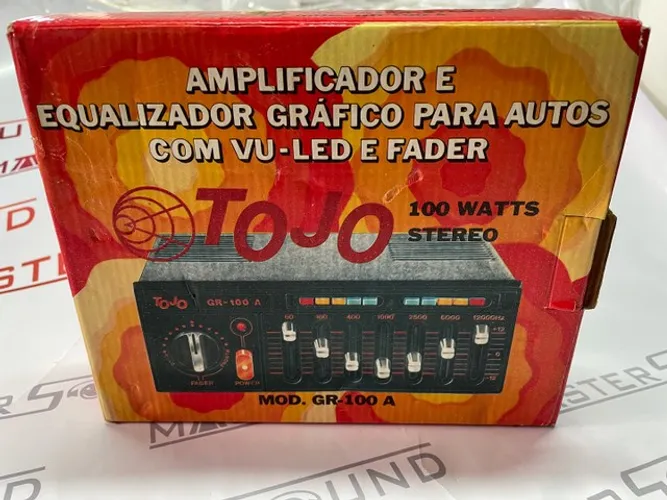 Equalizador tojo gr-100a novo na embalagem lacrado de fábrica garantia instalado 