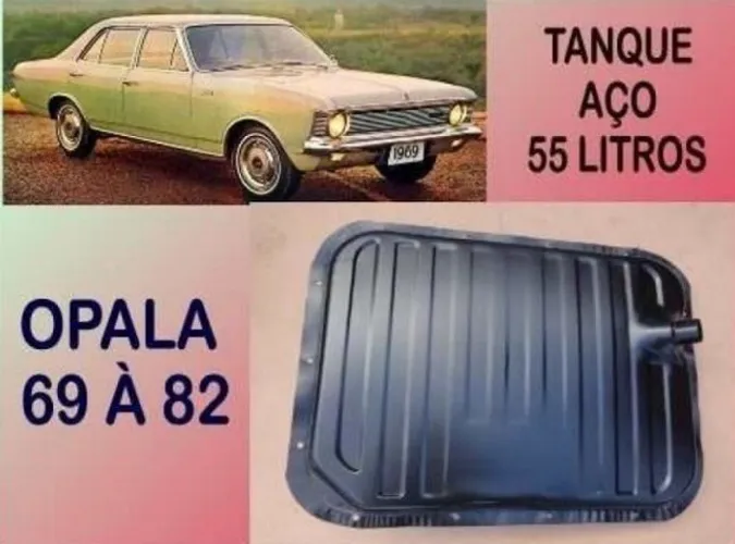 Tanque Combustível 55 Litros Opala 69 à 82