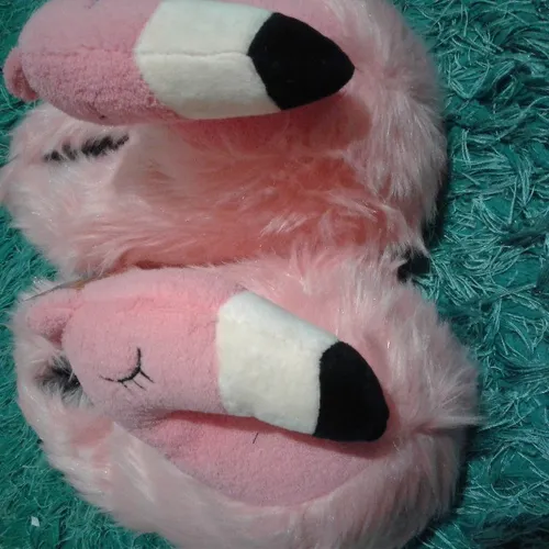 Pantufas flamingo
