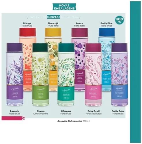Vendo Body Splash Avon Aquavibe Refrescantes Colônia 300ml 
