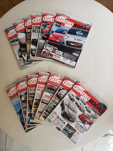 Revistas Antigas Quatro Rodas 2010-2011