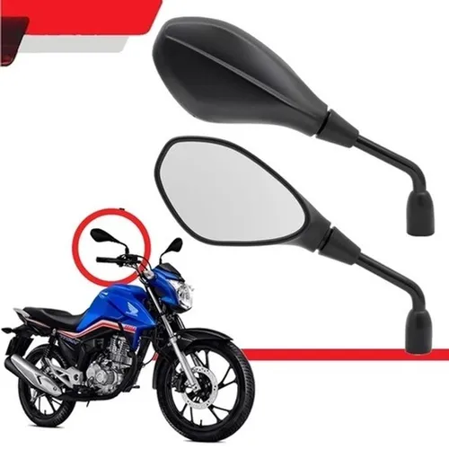 Retrovisor Bmw Gs 650 F800  Fixo Rosca Honda Par