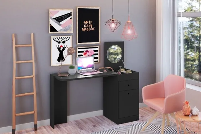 Mesa Camarim Desejo Preto Albatroz + Frete Grátis + Até 12x