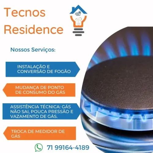 Instalação de gás encanado