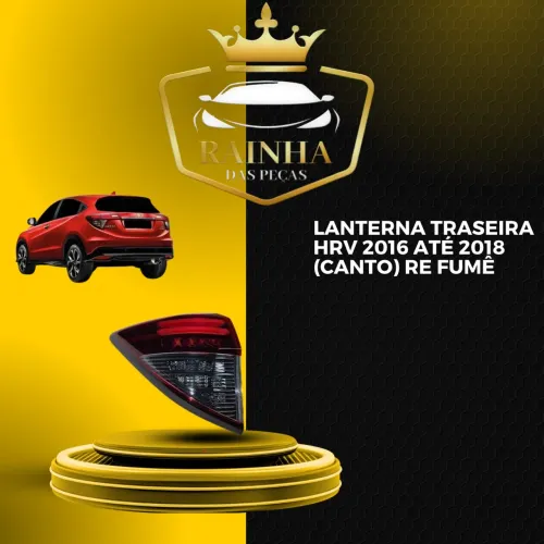 Lanterna Traseira HRV 2016 até 2018 (Canto) RE Fumê