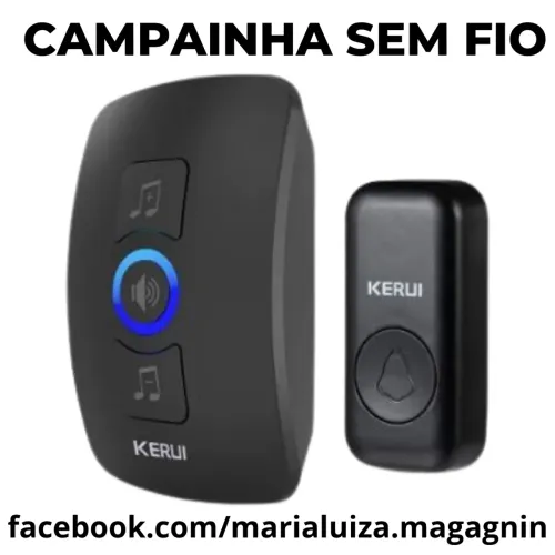 Campainha sem fio alcance 150 metros