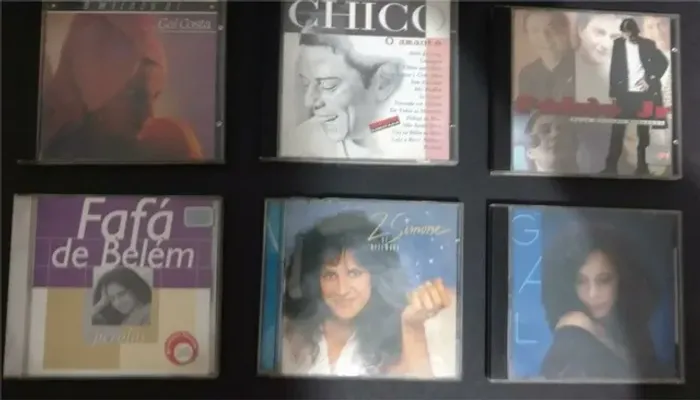 CD's (6) MPB varios cantores e cantoras