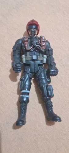Boneco Soldado Piloto - ChapMei. Tam.:10cm.Não possui acessórios.