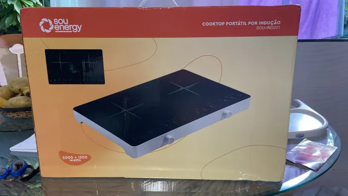 Cooktop Portátil por Indução Sou Energy SOU-IND201