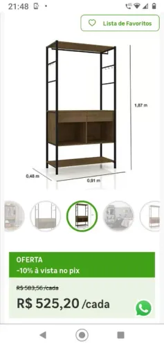 Armário Closet Organizador