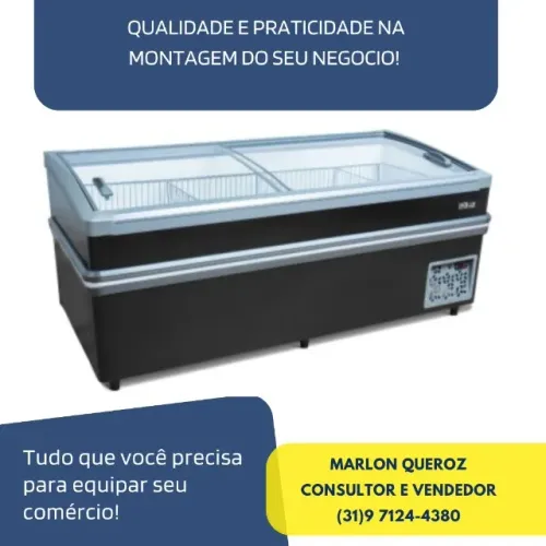 Ilha de Congelados 2,20M Polar Plus