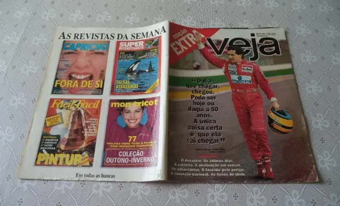 Revista Veja Edição Extra 1994 Capa Ayrton Senna Revista Para Colecionadores. 