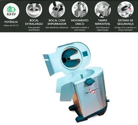 Processador de alimentos Pa-7 Pro com NR12 - 220V