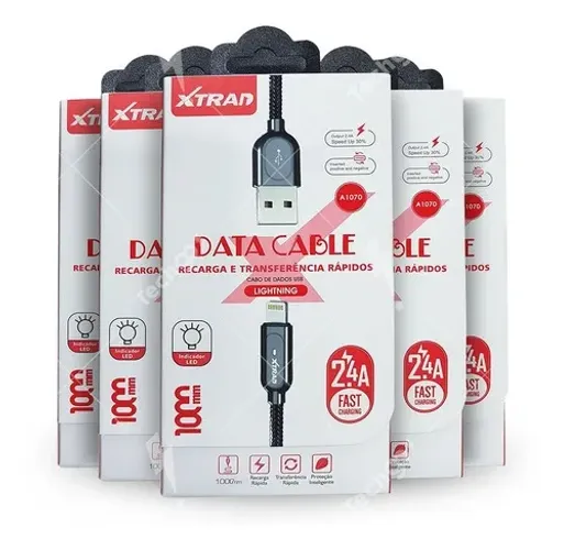 Cabo Cel Xtrad Lightning 1M 2.4A - WZetta