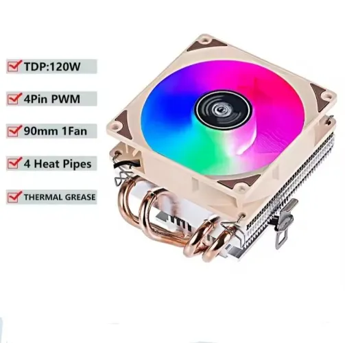 CPU Cooler Xuanfeng 90mm RGB 4 Heatpipes