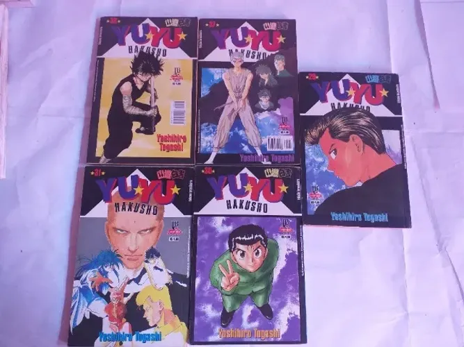  yuyu hakusho R$12 cada + frete, numeros 29,30,31,36,37