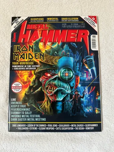 Iron Maiden kiss slayer revista importada sabbath Heavy Metal