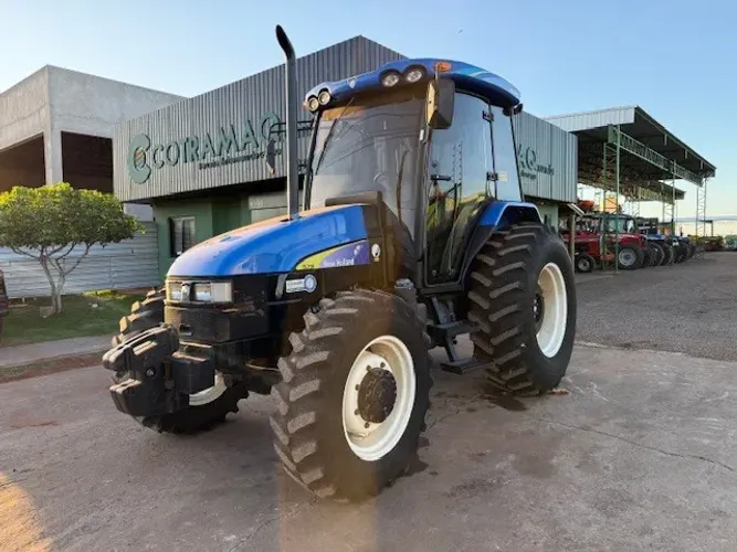 New Holland TL 75 4x4 ano 2008 Cabinado
